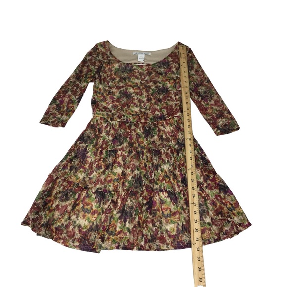 AMERICAN RAG Floral Lace Multi Color Open Back Mini Dress - Women’s Medium - Picture 8 of 15